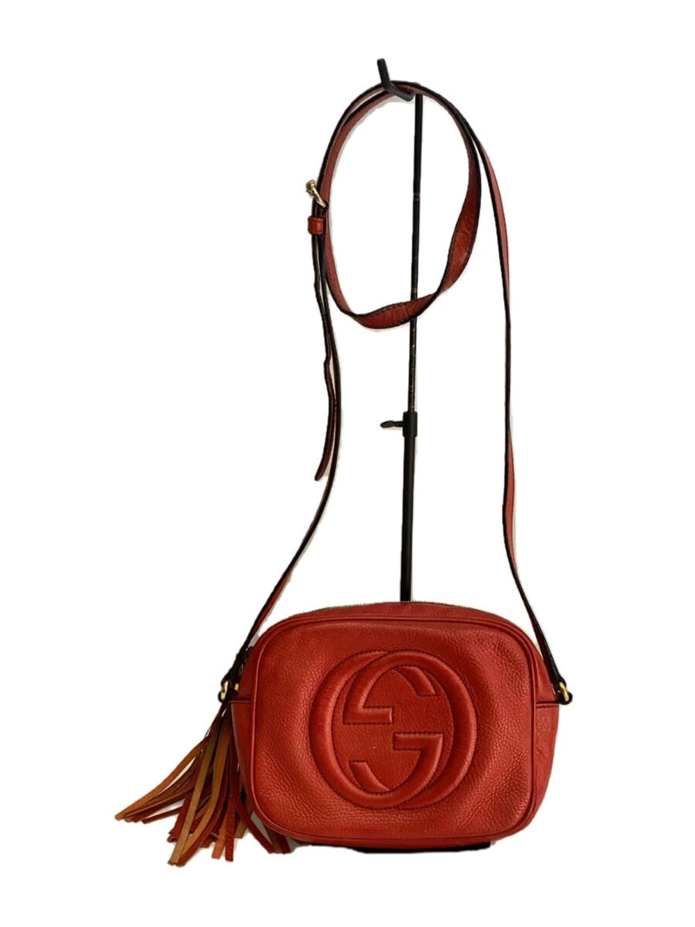 Gucci Disco Bag Soho Leather RED
